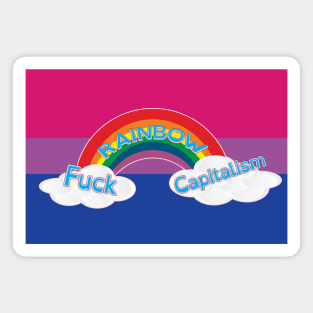 F__k Rainbow Capitalism Magnet